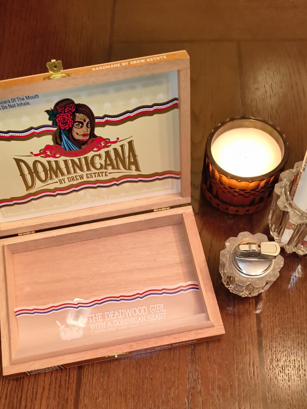 Natural Wood Cigar Box - Store LeftOver